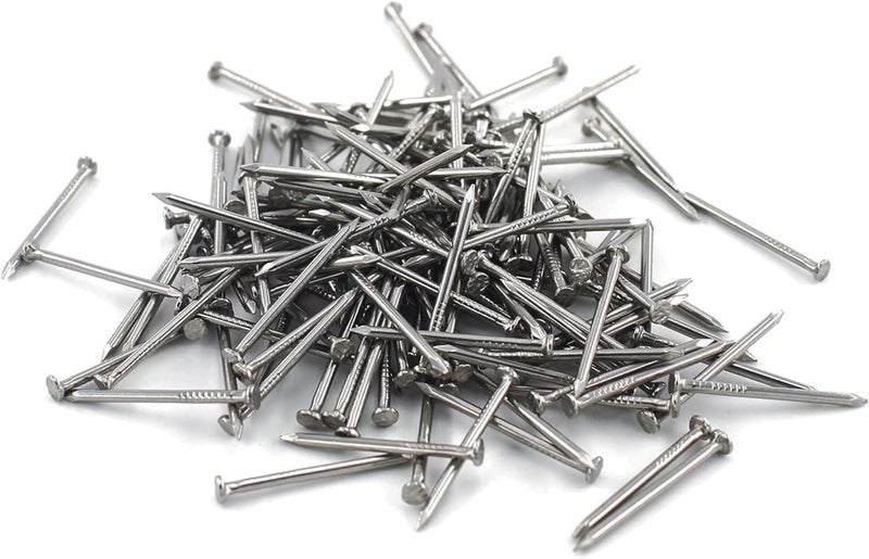 درافل مسامير دورافيل عالية القوة ذات رأس مستدير لأعمال النجارة والأدوات الكهربائية (عبوة من 400 مسمار، 2.5 بوصة) - Image 1